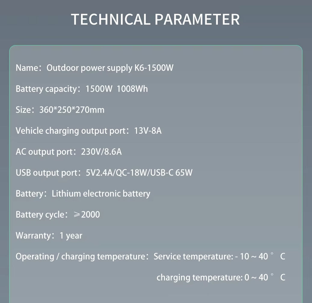 1500W 1008Wh Lithium Ion Car P - Portable Power Station ulasan dan harga