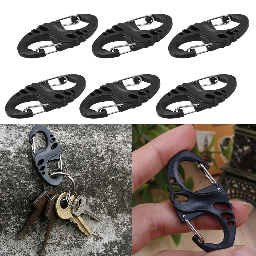 12Pcs Heavy Duty S-Type Carabi - Outdoor Camping Hammock ulasan dan harga