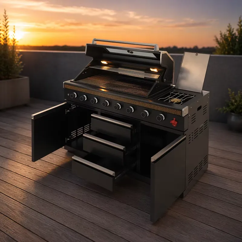 Heavy Duty Gas BBQ Grill Outdo - Outdoor Camping Zone ulasan dan harga