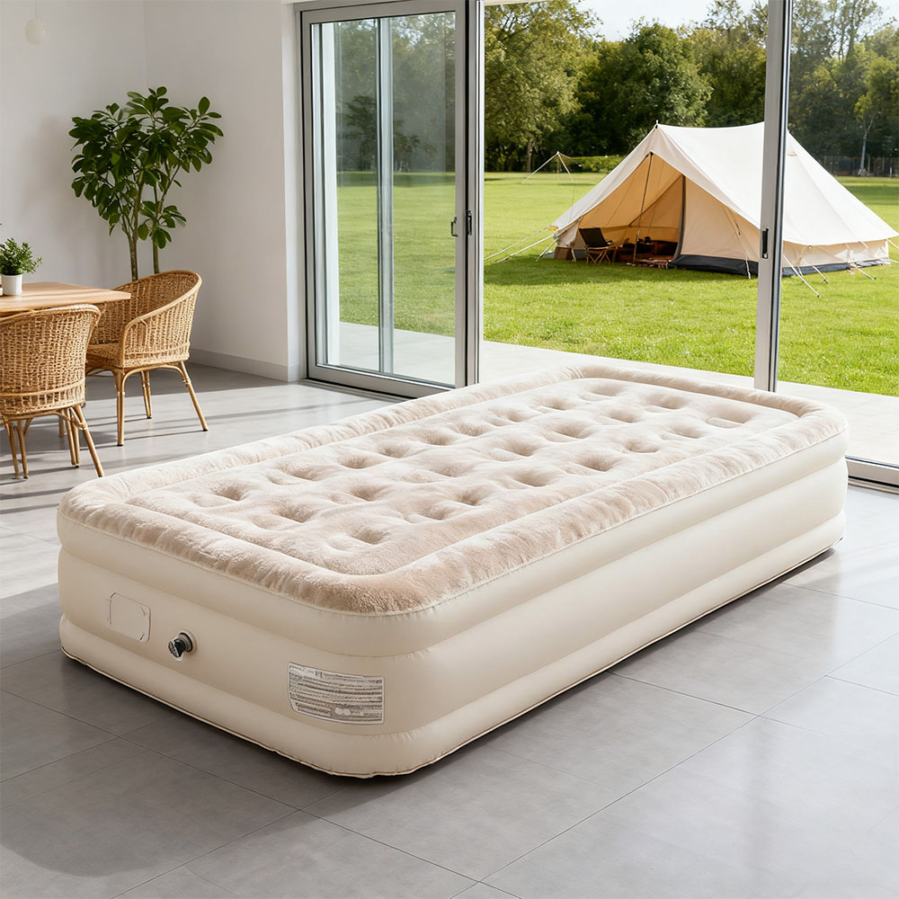 Air Mattress Built-in Pump Sel - Camping Outdoor Or Indoor ulasan dan harga