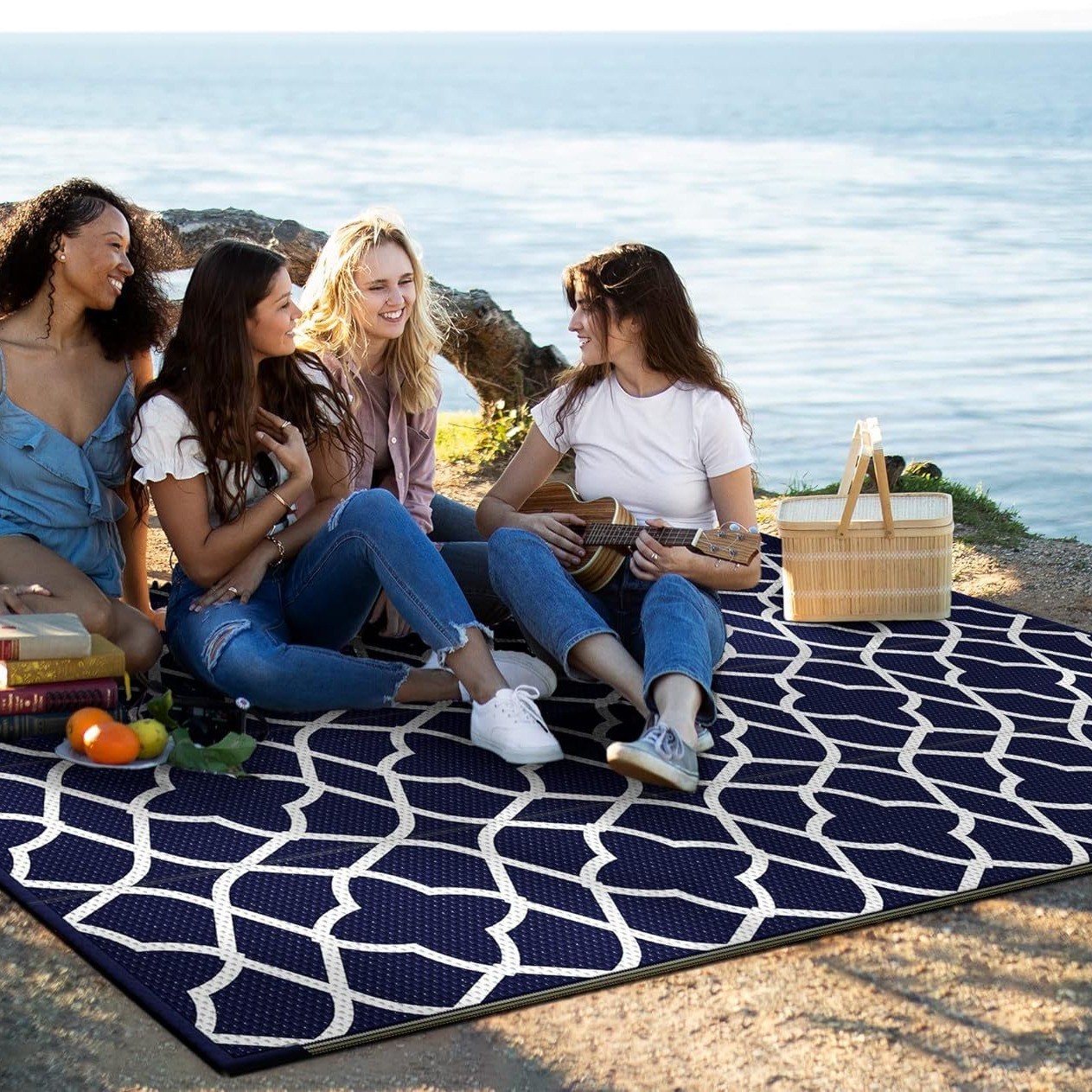 RV Awning Carpet Outdoor Campi - Outdoor Camping Rug ulasan dan harga