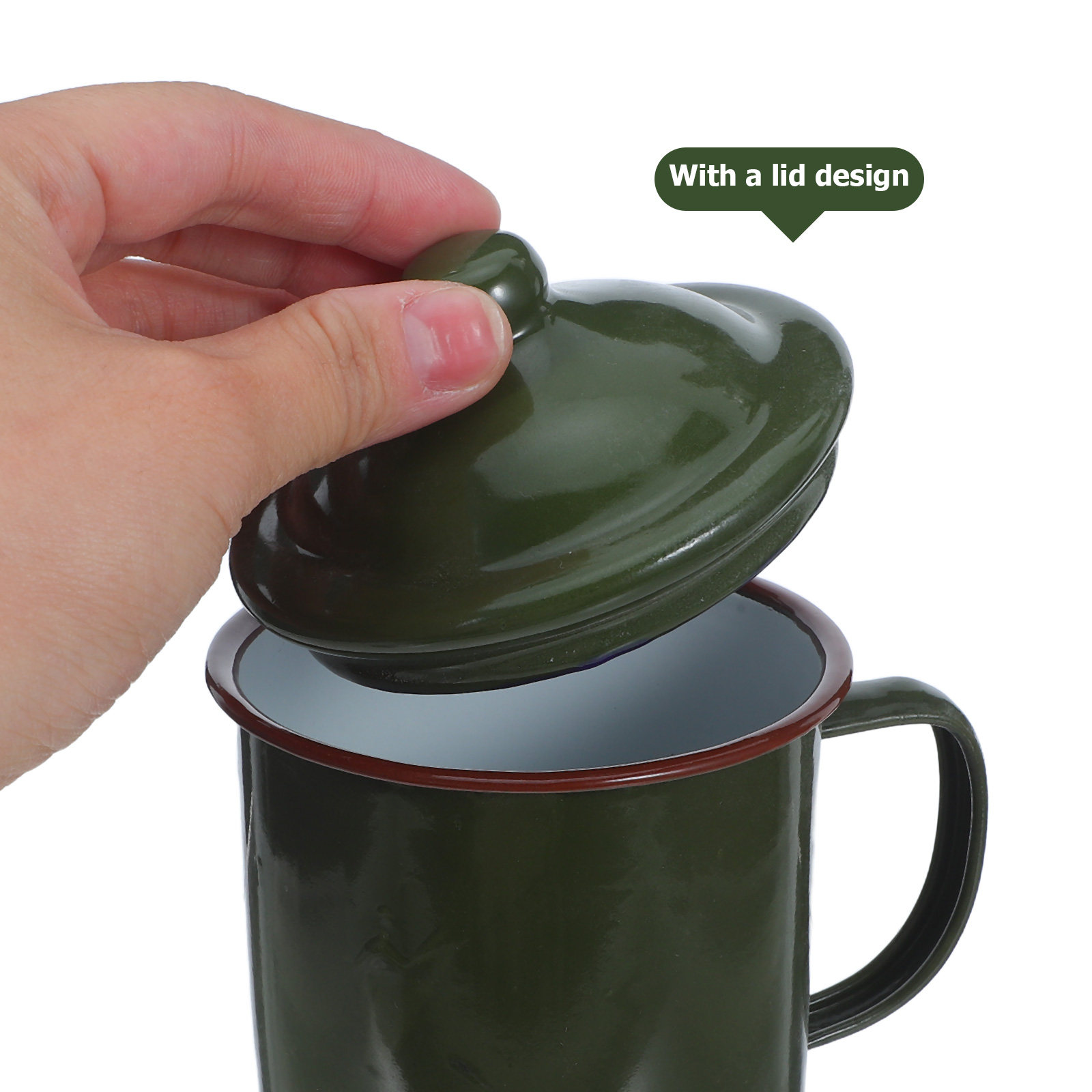 Vintage Enamel Mug Retro Campi - Outdoor Camping Ideas ulasan dan harga