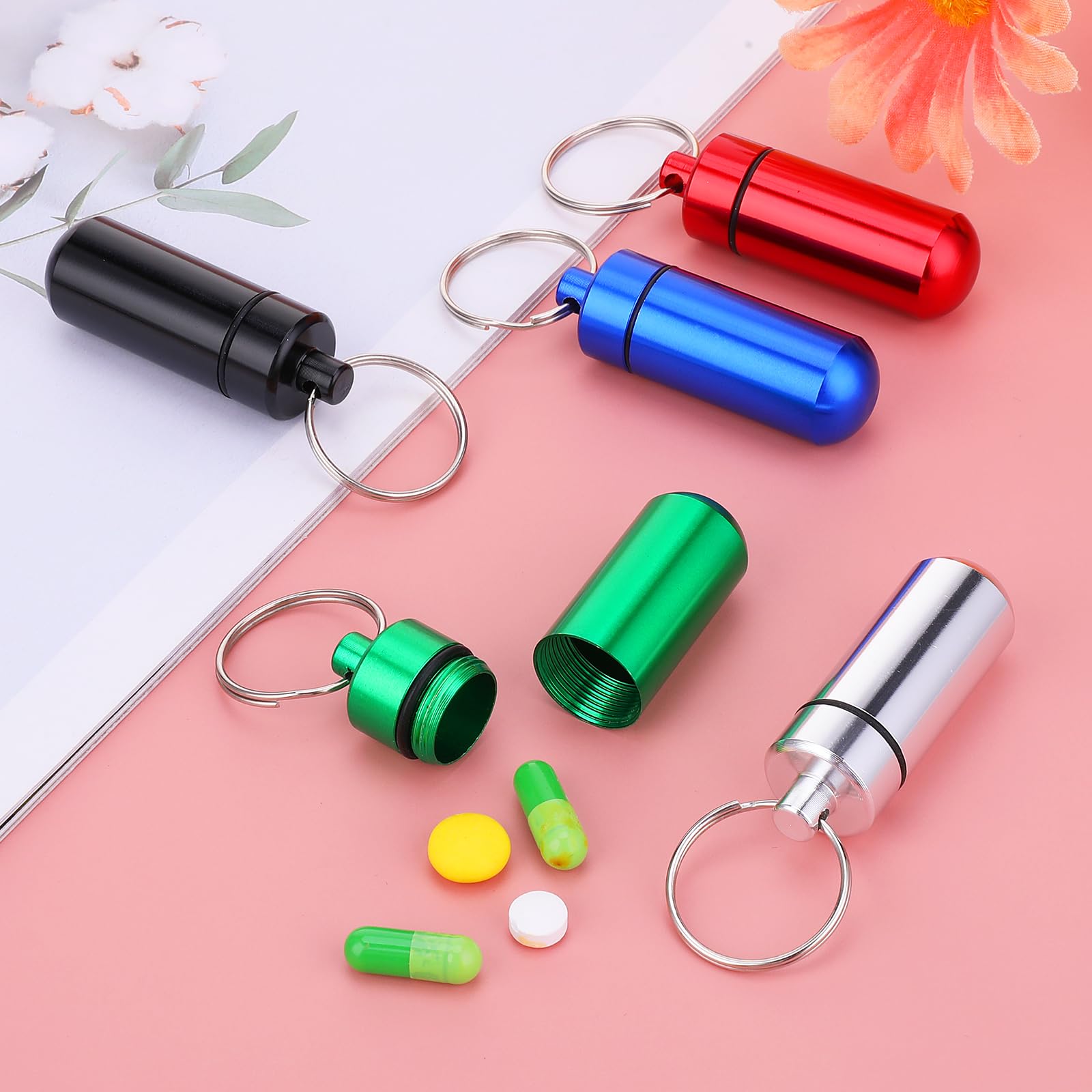 90Pcs Mini Pill Box Keychain W - Travel Outdoor Camping Youtube ulasan dan harga