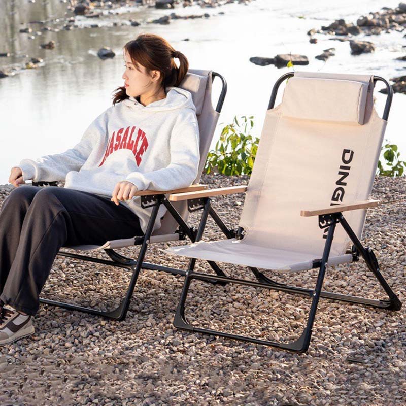 Outdoor Folding Chair Portable - Outdoor Camping High Chair ulasan dan harga