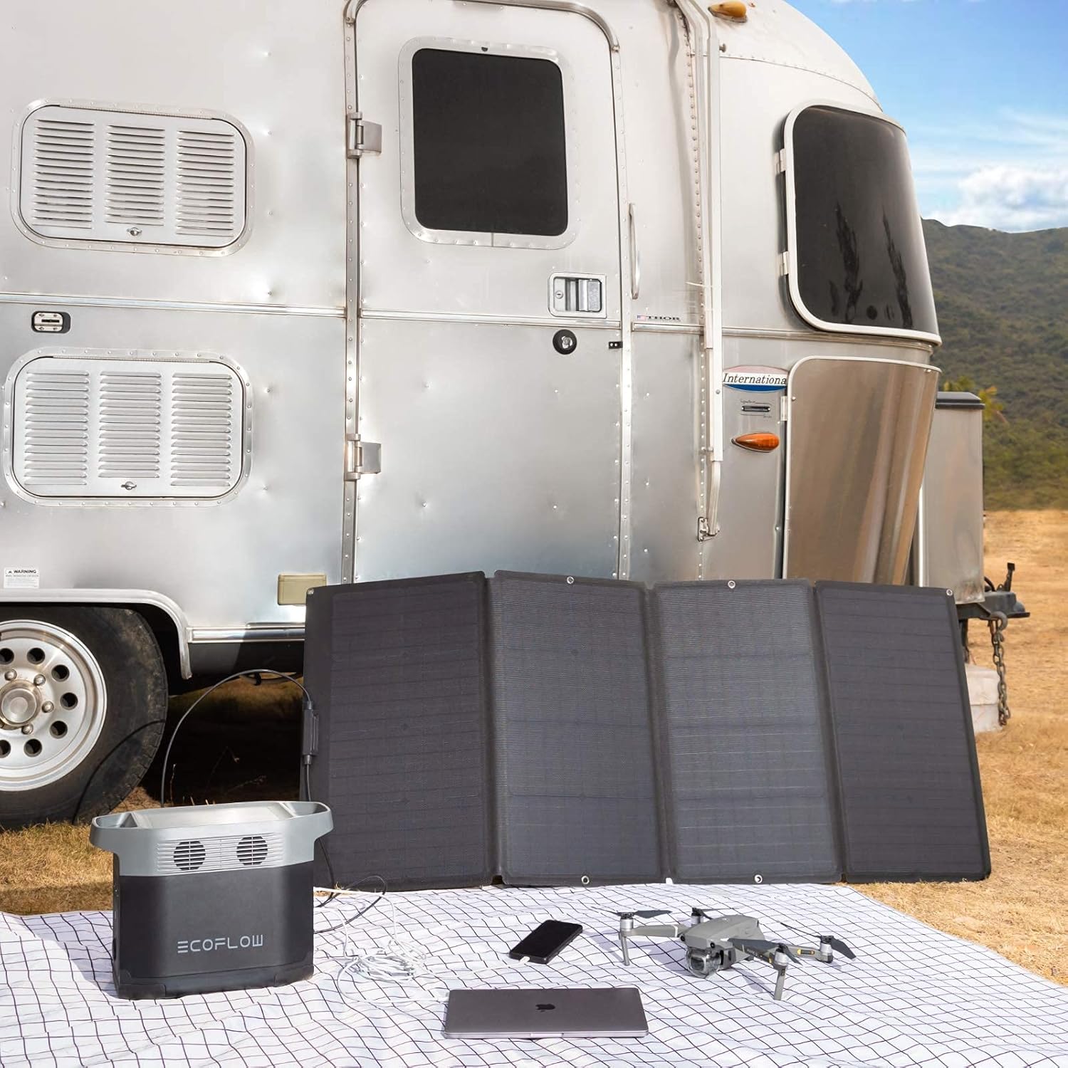 160 Watt Foldable Solar Panel  - Portable Power Station ulasan dan harga