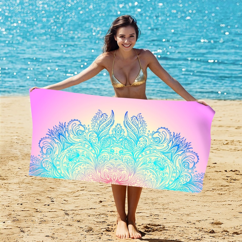 Mysterious Pattern Beach Towel - Outdoor Camping Blanket ulasan dan harga