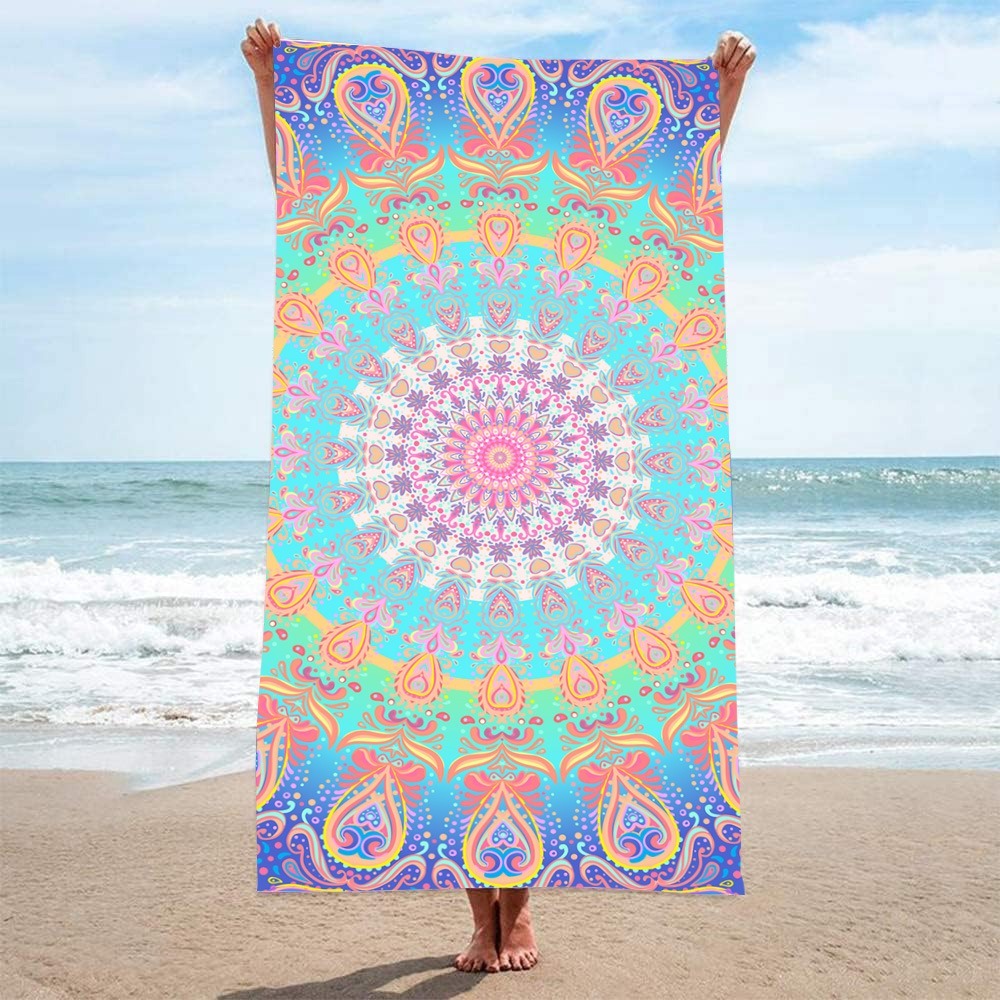 Mysterious Pattern Beach Towel - Outdoor Camping Blanket ulasan dan harga