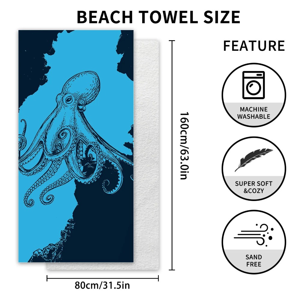 Mysterious Pattern Beach Towel - Outdoor Camping Blanket ulasan dan harga
