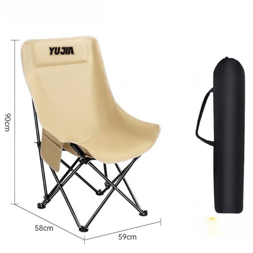 Outdoor Folding Chair, Portabl - Outdoor Camping High Chair ulasan dan harga