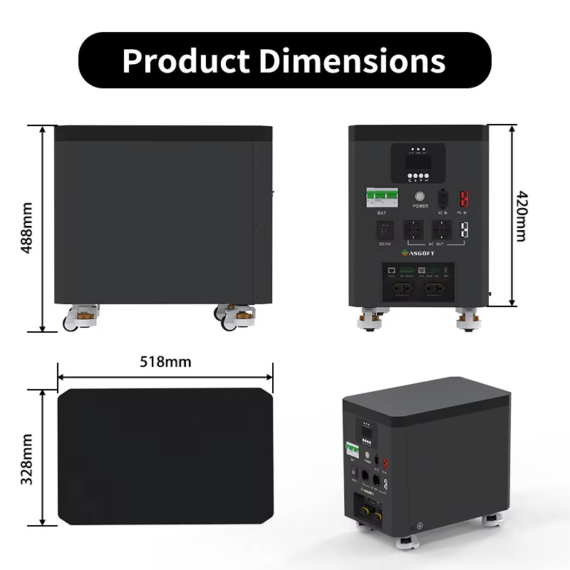 6.6kWh Portable Home Energy St - Portable Power Station ulasan dan harga